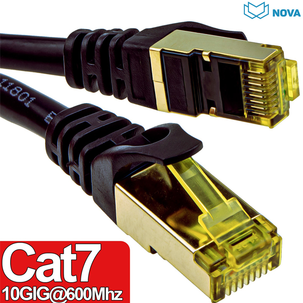 Dây nhảy mạng cat7 dài 2m Novalink mã NV-66003 tốc độ 10Gb băng thông 600mhz cao cấp